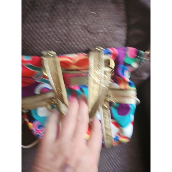Coach F21361 Poppy Pop Signature C Spotlight Tote Hand/Shoulder Multicolored Bag - Picture 10 of 16